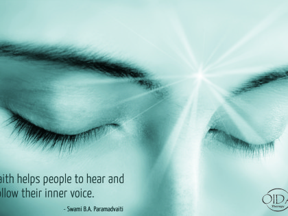 Faith helps people follow their inner voice
